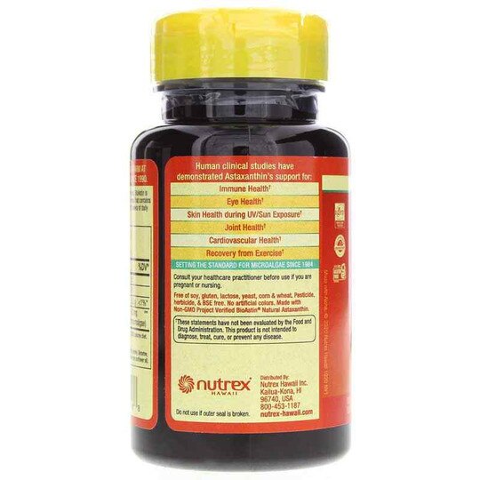 BioAstin 12 Mg Hawaiian Astaxanthin, NXH